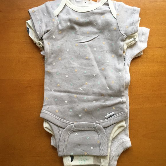 Gerber Animals Onesies - 3 pack - NEWBORN - Picture 2 of 4